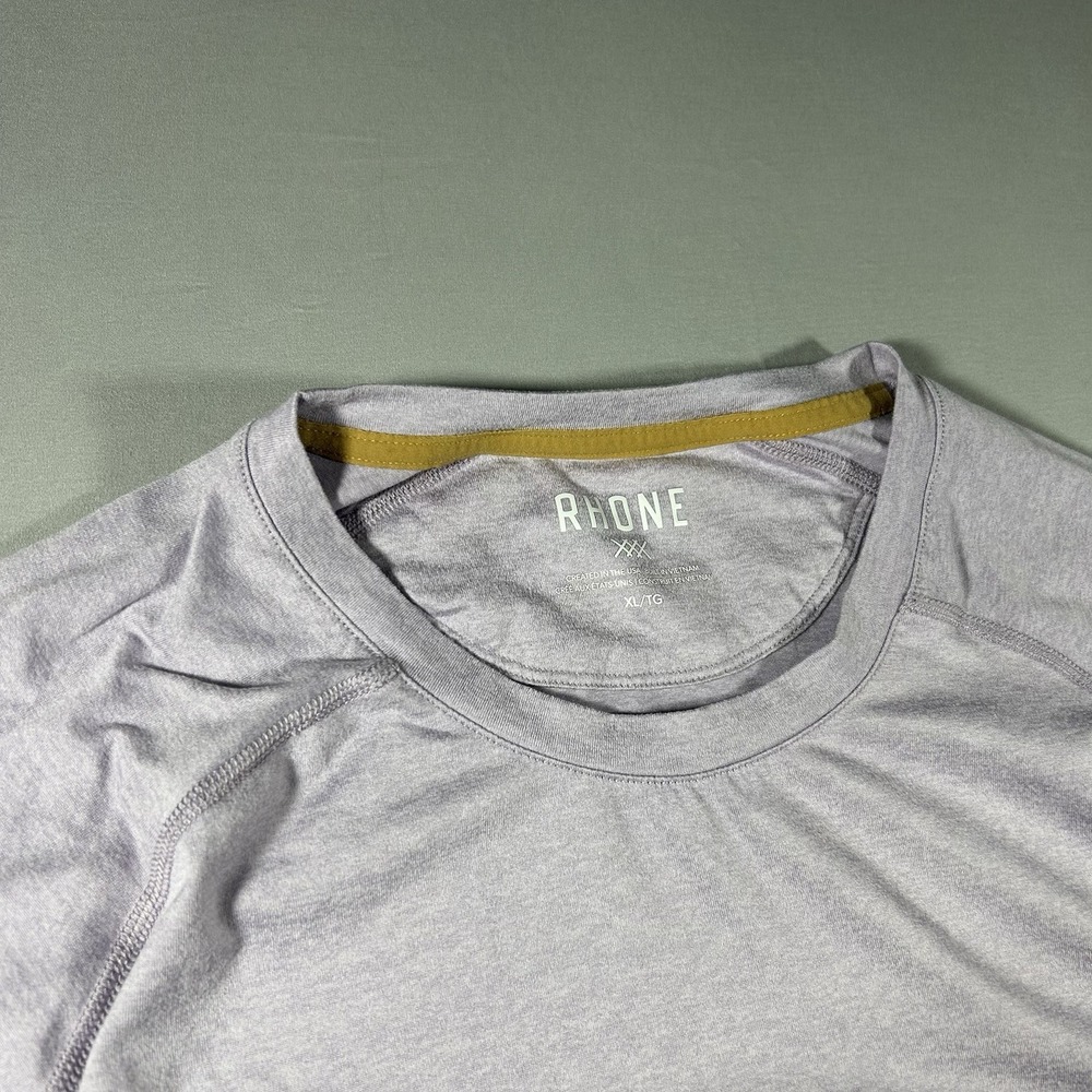 Mens Rhone Atmosphere Tee Lavender XL Lightweight Performance Short Sleeve Tee